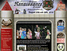 Tablet Screenshot of michianarenfest.com